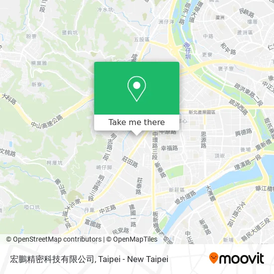 宏鵬精密科技有限公司地圖