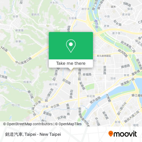 銘道汽車 map
