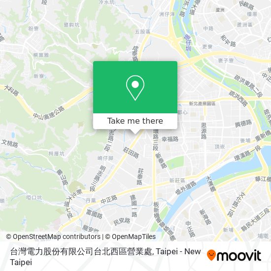 台灣電力股份有限公司台北西區營業處 map