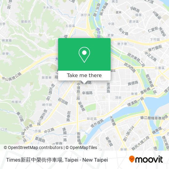 Times新莊中榮街停車場地圖