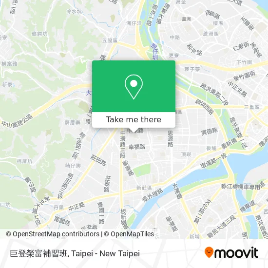 巨登榮富補習班 map