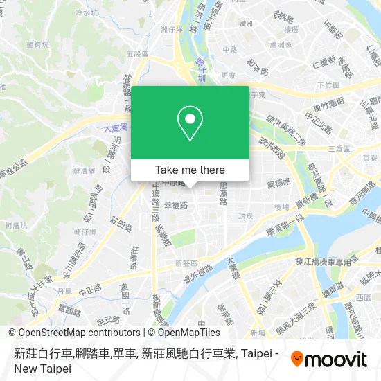 新莊自行車,腳踏車,單車, 新莊風馳自行車業 map