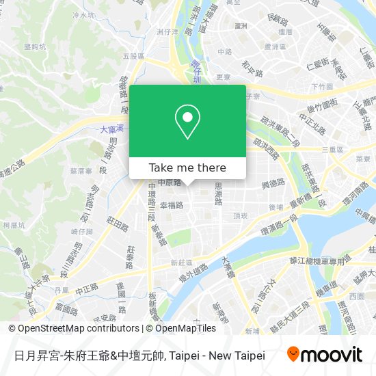 日月昇宮-朱府王爺&中壇元帥地圖