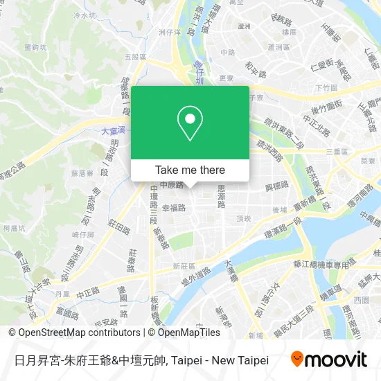 日月昇宮-朱府王爺&中壇元帥地圖