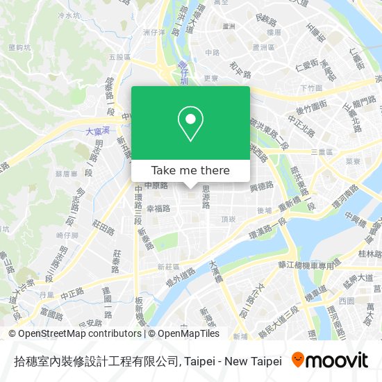 拾穗室內裝修設計工程有限公司 map