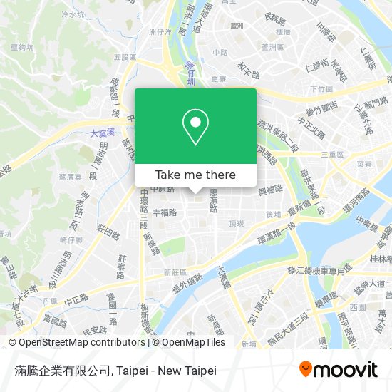 滿騰企業有限公司 map