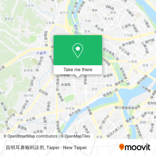 昌明耳鼻喉科診所 map