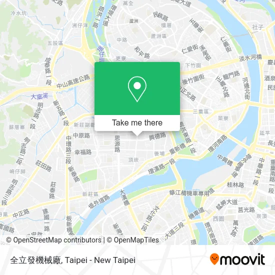 全立發機械廠地圖