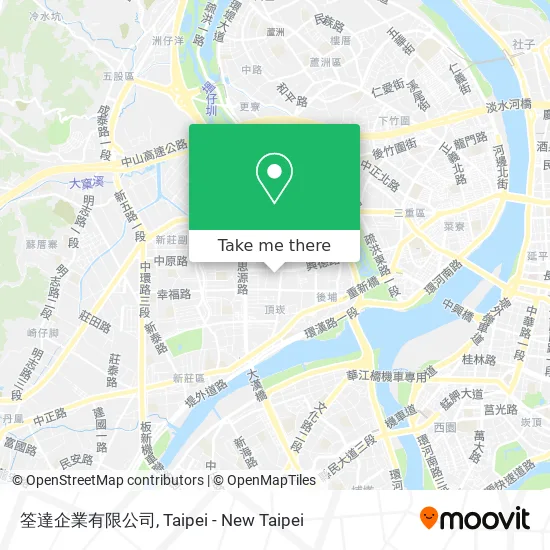 筌達企業有限公司 map