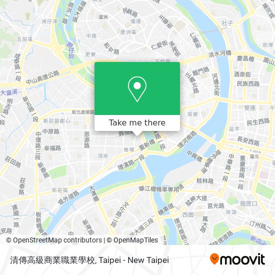清傳高級商業職業學校地圖