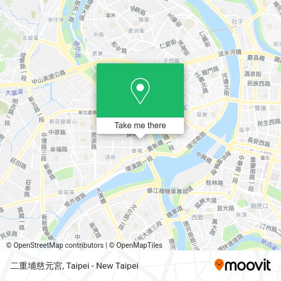 二重埔慈元宮地圖