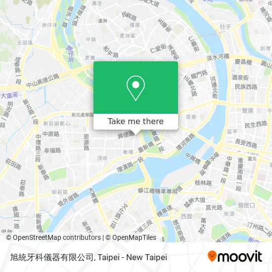 旭統牙科儀器有限公司 map