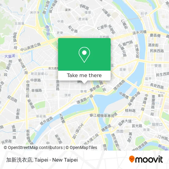 加新洗衣店 map
