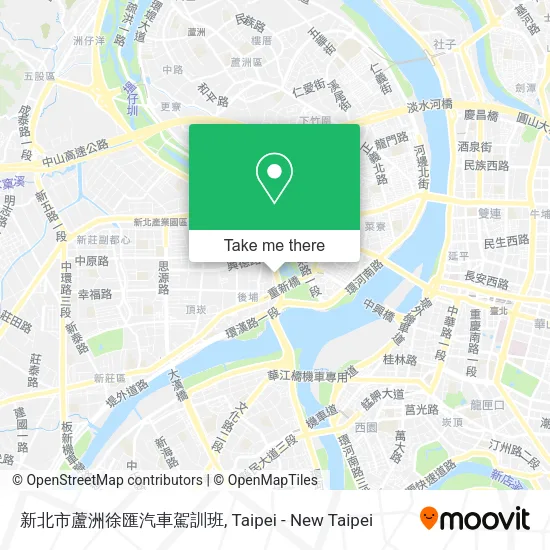 新北市蘆洲徐匯汽車駕訓班 map