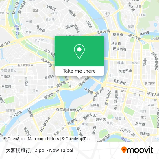 大源切麵行 map