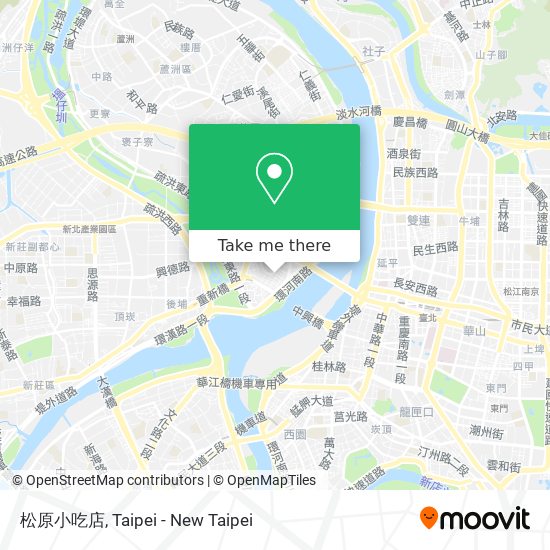 松原小吃店 map