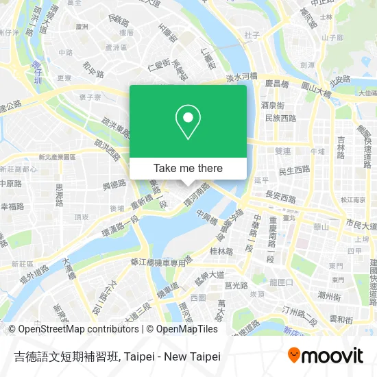 吉德語文短期補習班地圖
