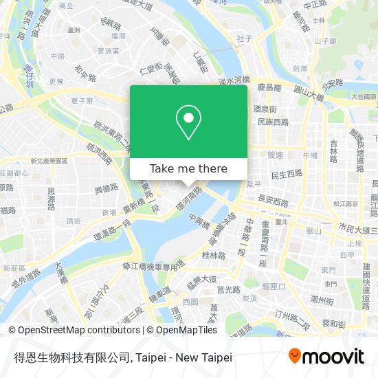得恩生物科技有限公司地圖