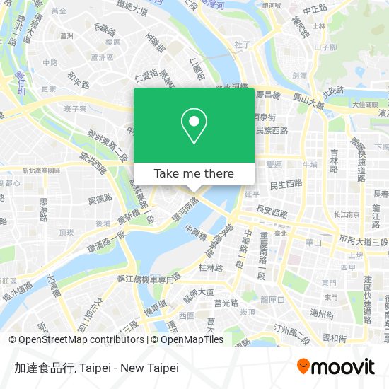 加達食品行地圖