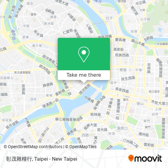 彰茂雜糧行地圖