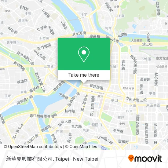 新華夏興業有限公司地圖