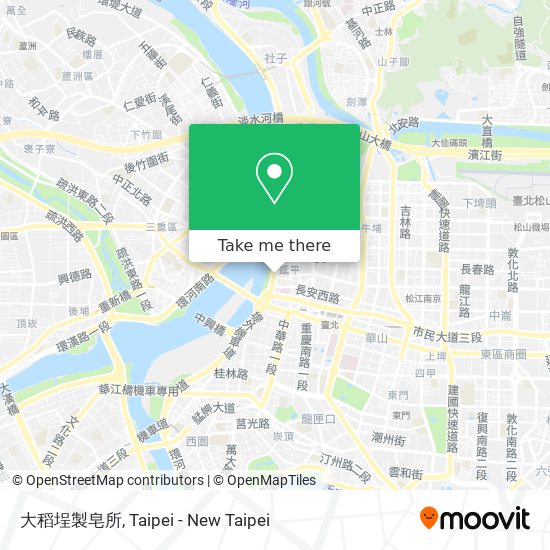 大稻埕製皂所地圖
