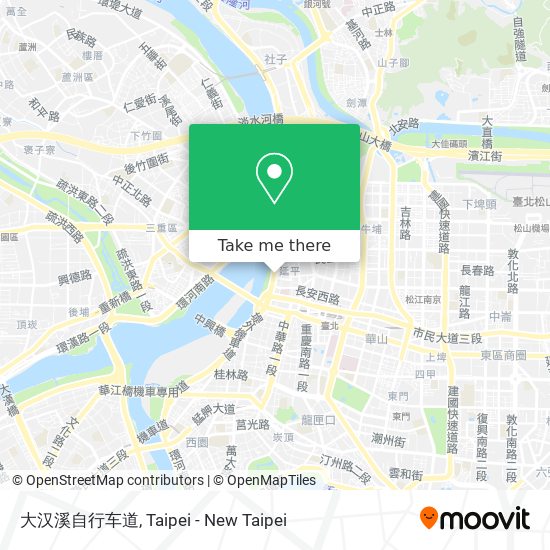 大汉溪自行车道 map