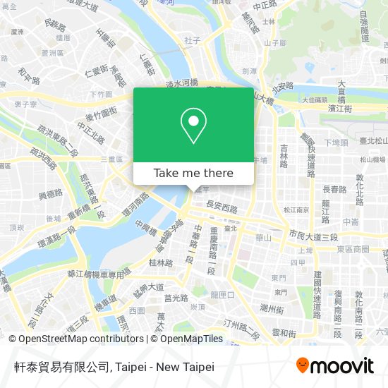 軒泰貿易有限公司 map