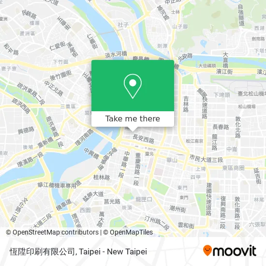 恆陞印刷有限公司 map