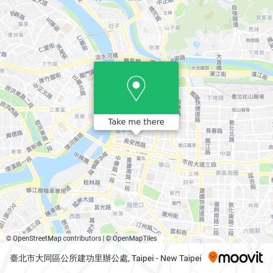臺北市大同區公所建功里辦公處 map