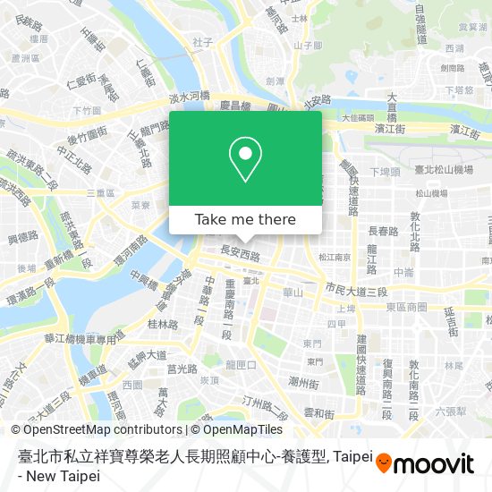臺北市私立祥寶尊榮老人長期照顧中心-養護型 map