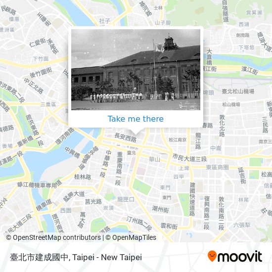 臺北市建成國中地圖