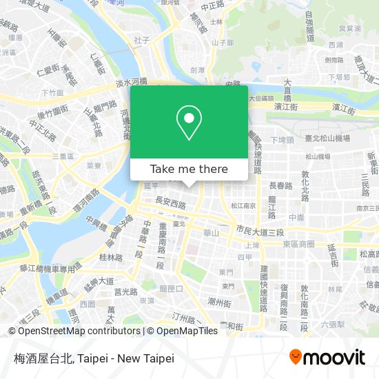 梅酒屋台北 map