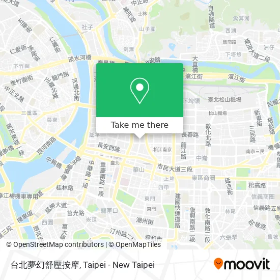 台北夢幻舒壓按摩 map