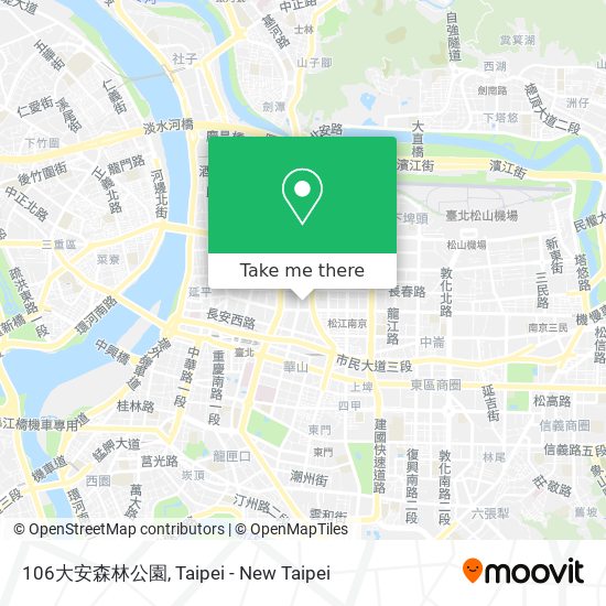 106大安森林公園 map