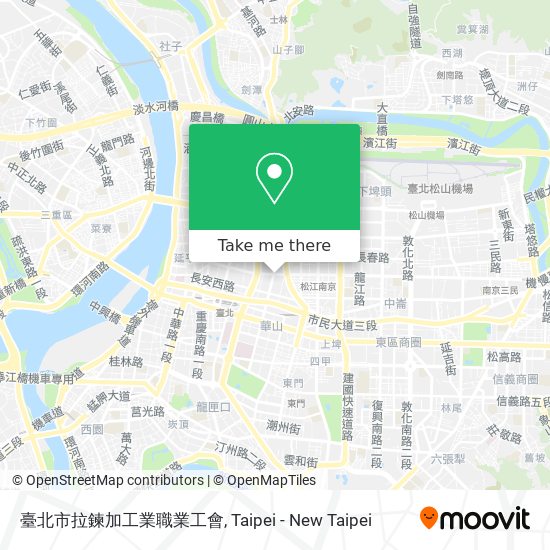 臺北市拉鍊加工業職業工會 map