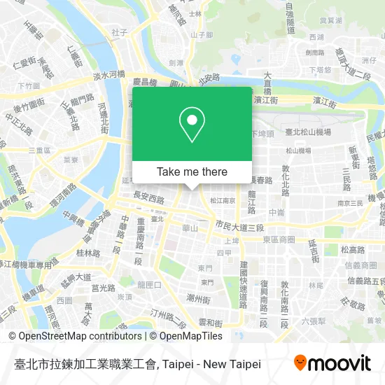 臺北市拉鍊加工業職業工會 map