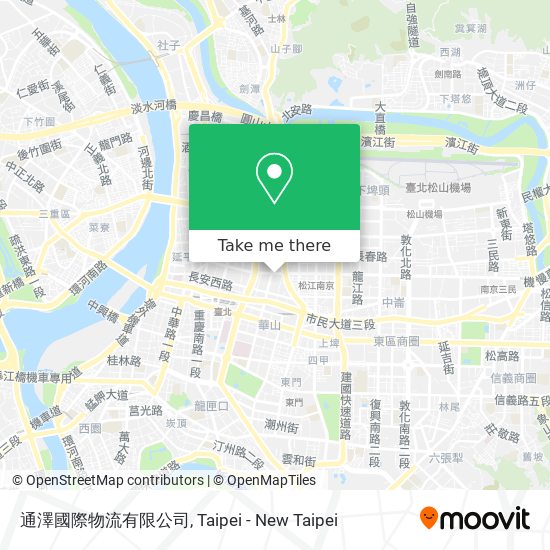 通澤國際物流有限公司地圖