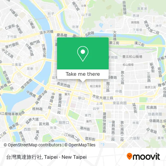 台灣萬達旅行社 map