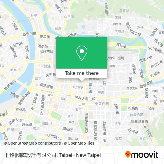 開創國際設計有限公司 map