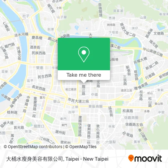 大桶水瘦身美容有限公司地圖