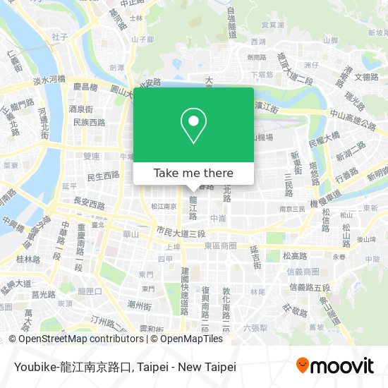 Youbike-龍江南京路口 map