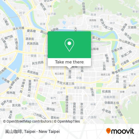 嵐山咖啡 map