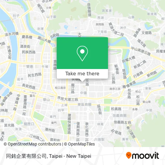 同銘企業有限公司 map