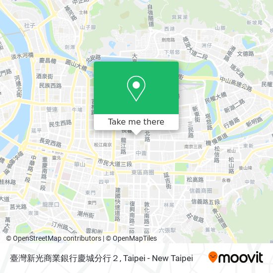 臺灣新光商業銀行慶城分行２ map