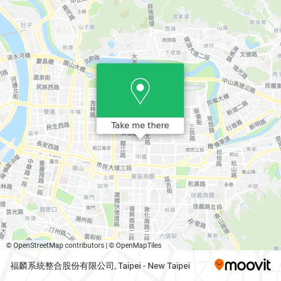 福麟系統整合股份有限公司 map