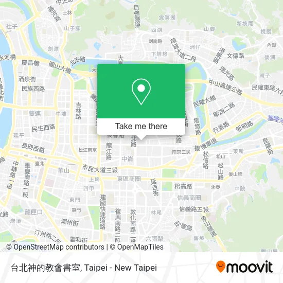 台北神的教會書室地圖