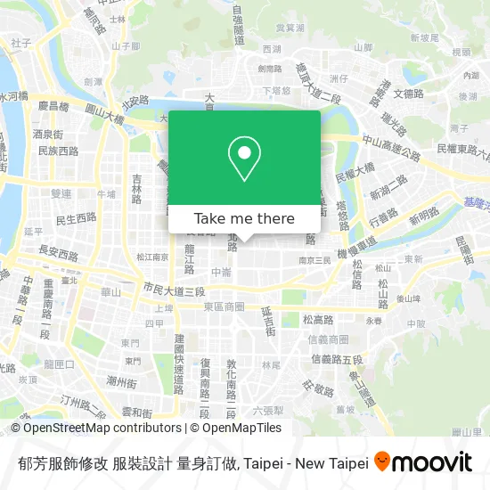 郁芳服飾修改 服裝設計 量身訂做 map