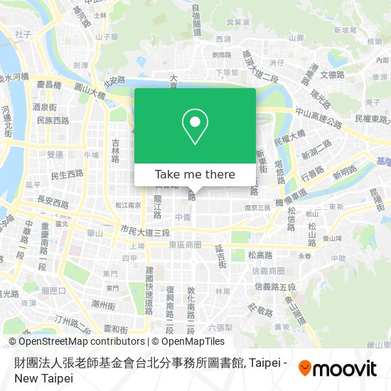 財團法人張老師基金會台北分事務所圖書館 map