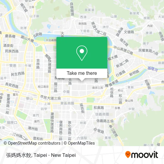 張媽媽水餃地圖